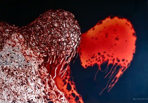 "Donna cigno" (detail), 2011 