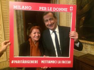 PALAZZO MARINO, Milan 2017 - Anna Santinello and Giuseppe Sala, Mayor of Milan